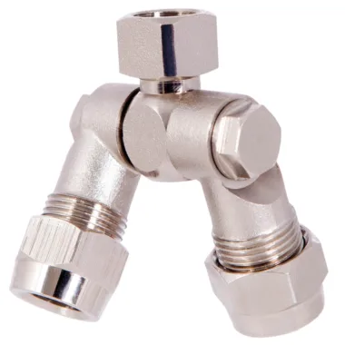 Portaboquillas Articulado Doble - Latón