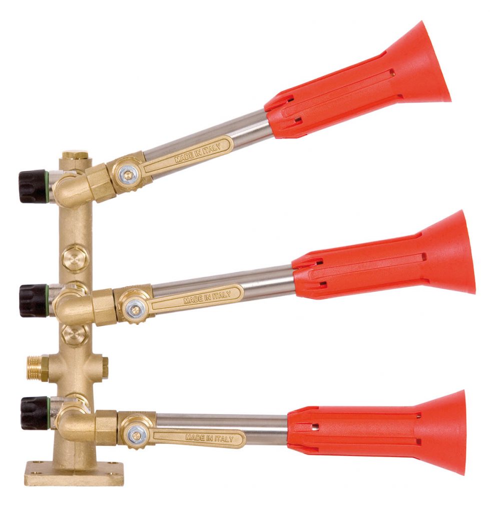 Columna Pulverizadora 3 Salidas , Pulverizador Regulable Con Palanca y Modulo Antigota