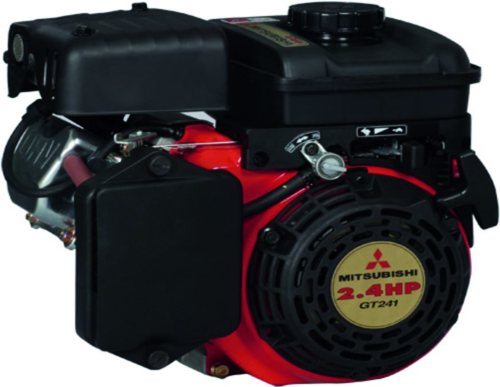 Motor 80 cc 3600 rpm 2,4 hp eje 15 mm cilindrico con chaveta