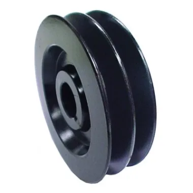 Polea 2 Canales Metal  Clase-A Para Eje 28 - Diam. Ext. 90