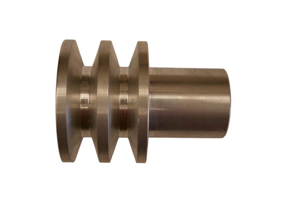 Polea 4t Aluminio Dia Ext 54 Mm Dia Int19,05 Mm 2 Canales Serie A
