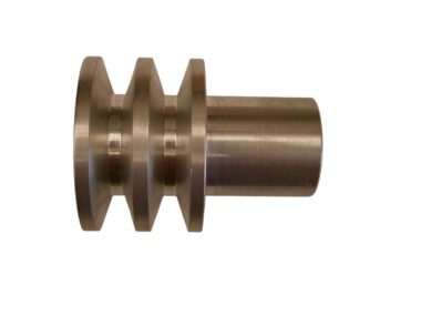 Polea 4t Aluminio Dia Ext 54 Mm Dia Int19,05 Mm 2 Canales Serie A