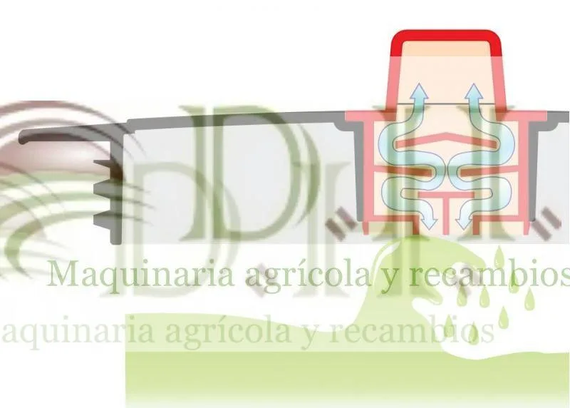 Tapa Con Respiradero Fijo y Aro - Imagen 2