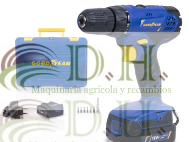 Taladro litio Goodyear 12v gy2112ld 220v 50/60hz