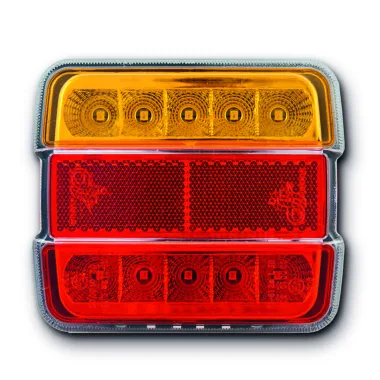 Piloto trasero led Goodyear gy 302rl 5 f. cuadrado 12v