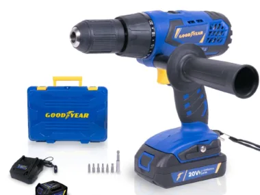 Taladro litio Goodyear 20v gy4520ld 220v 50/60hz