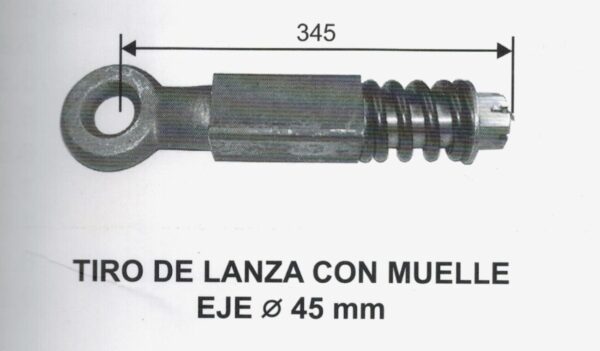 Tiro De Lanza Con Muelle Para Remolque (70) - Imagen 2