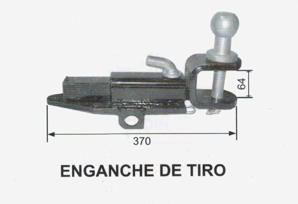 Enganche De Tiro  Completo chapa de 10 mm - Imagen 2