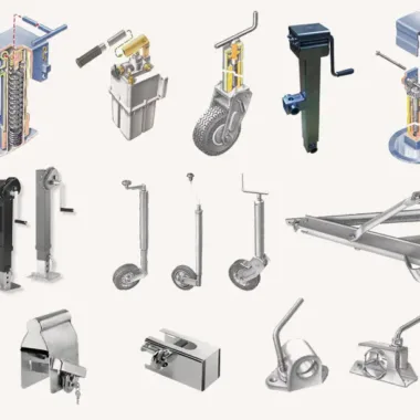 Pies de apoyo para remolques