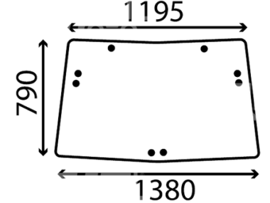 Parabrisas Abatible Tractor John Deere S/6000-6010-6020