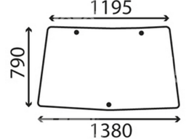 Parabrisas Fijo Tractor John Deere S/6000-6010