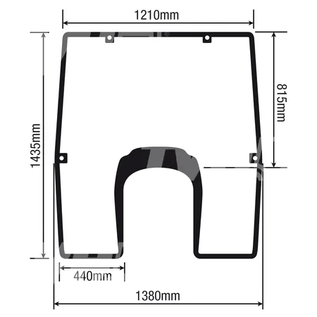 Parabrisas Fijo Tractor John Deere S/6020