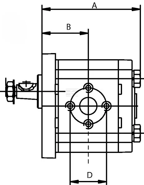 Bomba hidráulica 8,2 cc , - Imagen 2